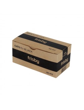 FRISBY FNW-RJ4520N CAT6 RJ45 UTP KONNEKTÖR 100 LÜ KUTU