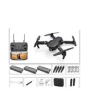 SMARTKOM DRONE 4K HD ÇİFT KAMERALI DRONE APP KONTROL WİFİ Lİ KATLANABİLİR QUATCOPTER X3 BATARYA