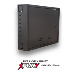 FURY Dvr Pano/box Nvr Cctv Rack Kabinet Ve Monitör Koruma Kutusu Antrasit