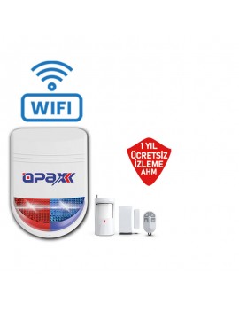 BGR-12 WIFI KABLOSUZ SİREN ALARM SİSTEMİ MOBİL UYGULAMALI 