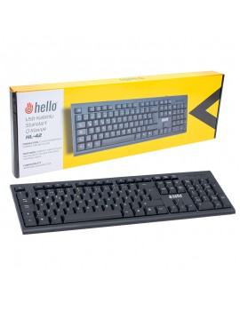 HELLO HL-18742 USB KABLOLU STANDART Q KLAVYE