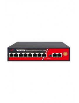 ZTECH ZR-1008G 8+2 POE SWİTCH 125w 