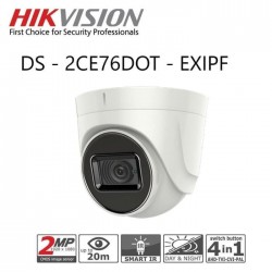 Hikvision Turbo HD DS-2CE76D0T-EXIPF 2 MP 2.8mm Lens IR AHD Dome Güvenlik Kamerası