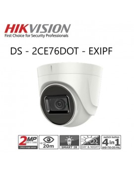 Hikvision Turbo HD DS-2CE76D0T-EXIPF 2 MP 2.8mm Lens IR AHD Dome Güvenlik Kamerası
