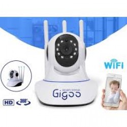 Gigoo Hd 360° 3 Antenli Hareket Sensörlü Ip Bebek KAMERASI