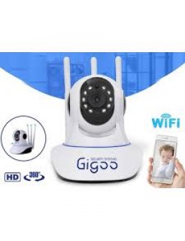 Gigoo Hd 360° 3 Antenli Hareket Sensörlü Ip Bebek KAMERASI