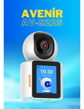 Avenir AV-S225 Full HD 2 MP Bebek Gece Görüşlü Wi-Fi Güvenlik Kamerası ekranlı bebek kamerası