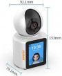 Avenir AV-S225 Full HD 2 MP Bebek Gece Görüşlü Wi-Fi Güvenlik Kamerası ekranlı bebek kamerası