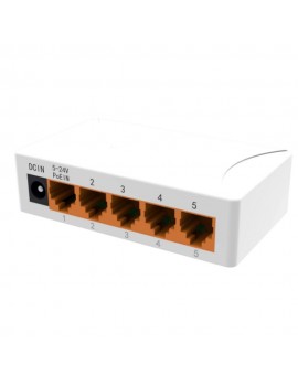 SECURITECH SCT-FF-B5A 5 PORT 10/100 ETHERNET SWITCH (A53) (E16)
