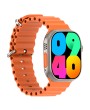 HYTECH W69 WATCH IOS VE ANDROID UYUMLU MACTIVE 2.05 INCH GENİŞ EKRANLI GÜMÜŞ/ORENGE AKILLI SAAT